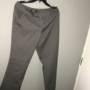 Gray work pants